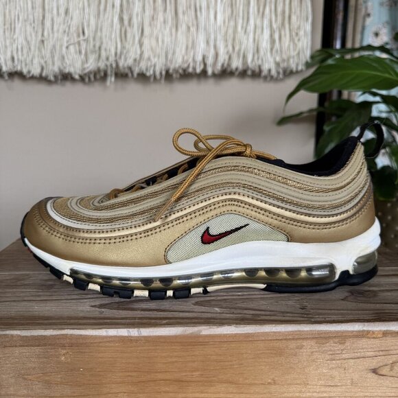 Nike Air Max 97 OG QS Metallic Gold (2017) 884421-700 Size 8.5 - Picture 5 of 17